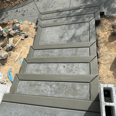 Stamped Concrete Installation
